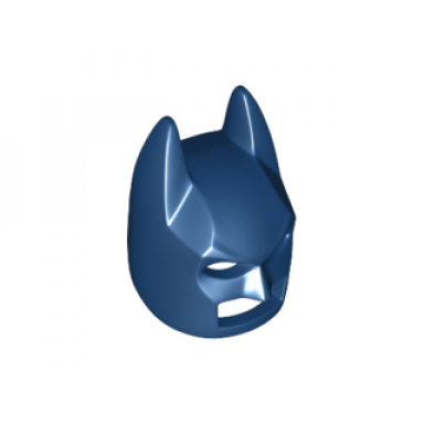 dark blue minifigure headgear mask batman cowl angular ears pronounced brow
