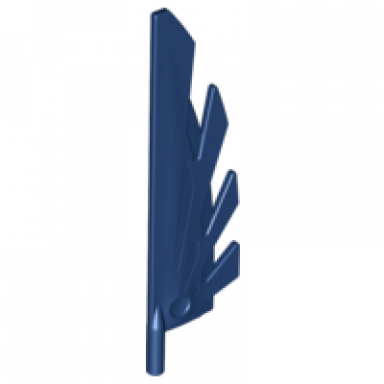 dark blue wing 9l with stylized feathers