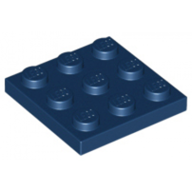 dark blue plate 3 x 3