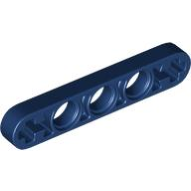 dark blue technic liftarm thin 1 x 5 - axle holes