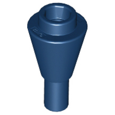 dark blue cone 1 x 1 inverted with bar