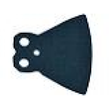 dark blue minifigure cape cloth extended with round bottom and 2 top holes