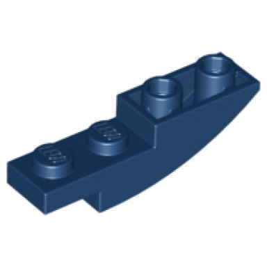 dark blue slope curved 4 x 1 inverted