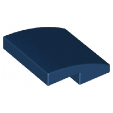 dark blue slope curved 2 x 2 x 2 3