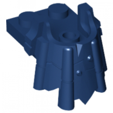dark blue plate modified 2 x 2 with curved minifigure head holder