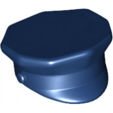 dark blue minifigure headgear hat police
