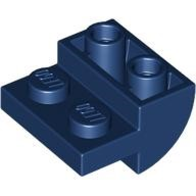 dark blue slope curved 2 x 2 inverted