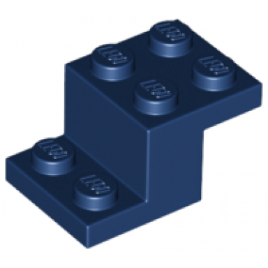dark blue bracket 3 x 2 x 1 1 3 with bottom tube