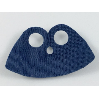 dark blue minifigure cape cloth high rounded collar