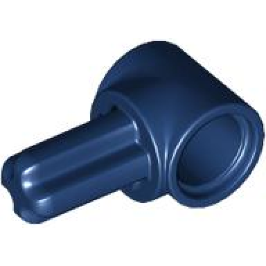 dark blue technic axle and pin connector hub with 1l axle