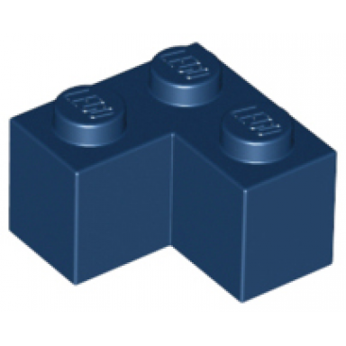 dark blue brick 2 x 2 corner