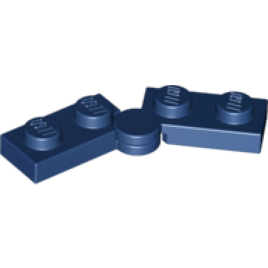 dark blue hinge plate 1 x 4 swivel 2429 2430