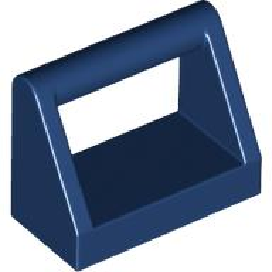 dark blue tile modified 1 x 2 with bar handle