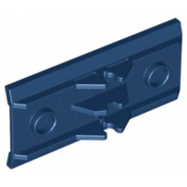 dark blue vehicle spoiler plow blade 6 x 3 with hinge