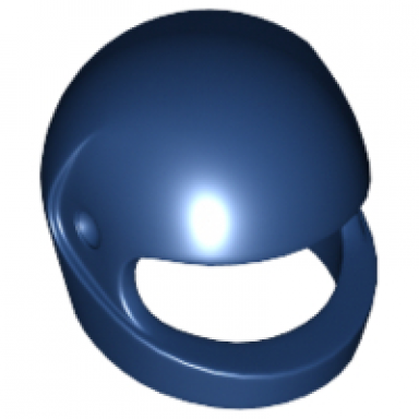 dark blue minifigure headgear helmet motorcycle standard
