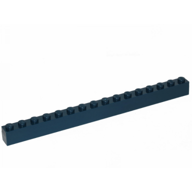 dark blue brick 1 x 16