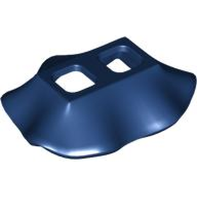 dark blue minifigure skirt plastic