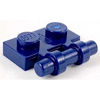 dark blue plate modified 1 x 2 with bar handle on side - free ends