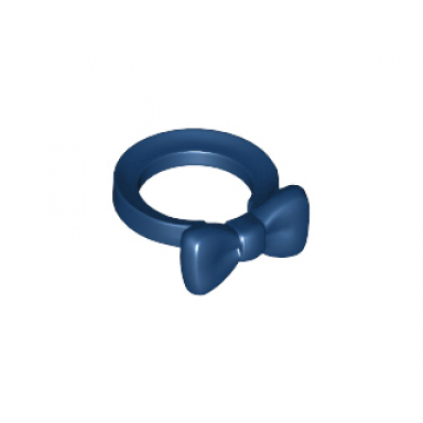 dark blue minifigure bow tie