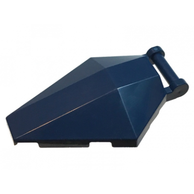 dark blue windscreen 6 x 4 x 1 hexagonal with bar handle