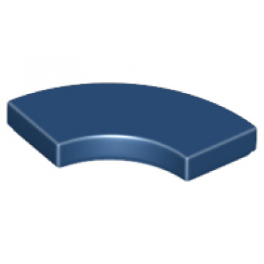 dark blue tile round corner 2 x 2 macaroni
