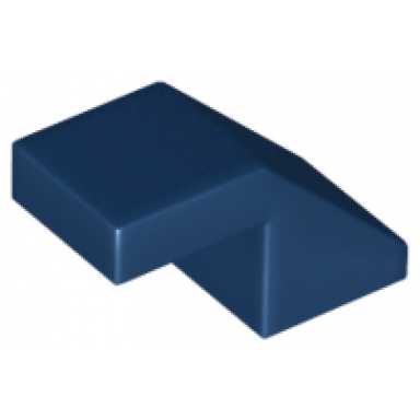 dark blue slope 45 2 x 1 with cutout without stud