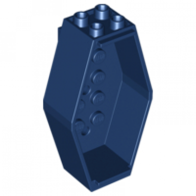 dark blue container coffin base
