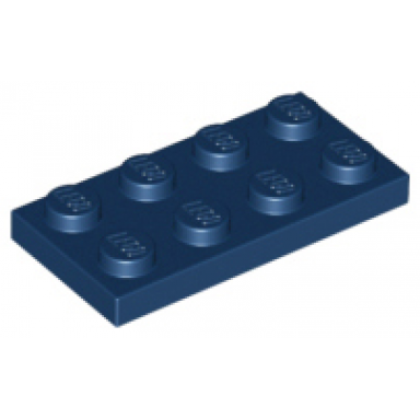 dark blue plate 2 x 4
