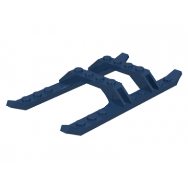 dark blue helicopter sled rails 12 x 6
