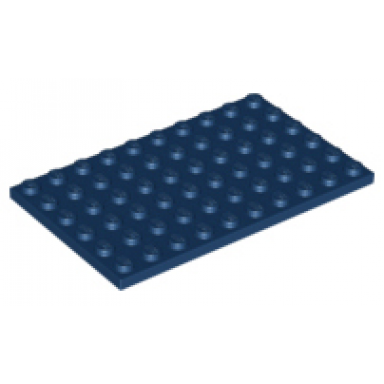 dark blue plate 6 x 10