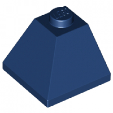 dark blue slope 45 2 x 2 double convex corner
