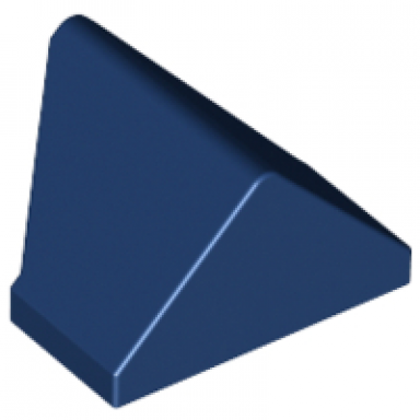 dark blue slope 45 2 x 1 double inverted with bottom stud holder