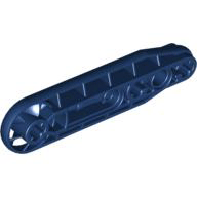 dark blue technic liftarm modified fan 1 x 7