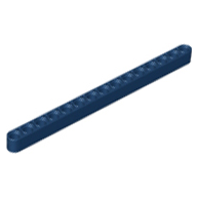 dark blue technic liftarm thick 1 x 15