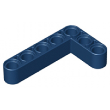 dark blue technic liftarm modified bent thick l-shape 3 x 5