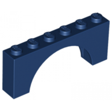 dark blue arch 1 x 6 x 2 - thick top with reinforced underside