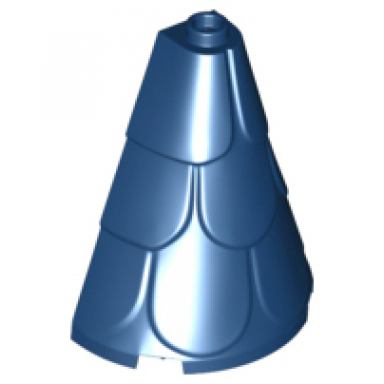 dark blue tower roof 2 x 4 x 4 half cone shaped with roof tiles