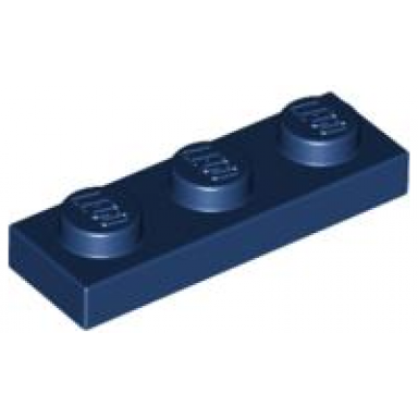 dark blue plate 1 x 3