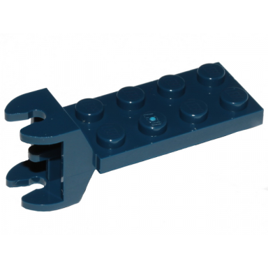 dark blue hinge plate 2 x 4 with articulated joint - female
