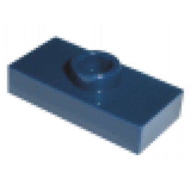dark blue plate modified 1 x 2 with 1 stud jumper undetermined type