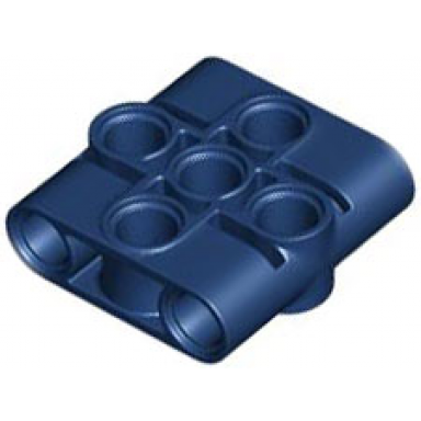 dark blue technic pin connector block liftarm 1 x 3 x 3