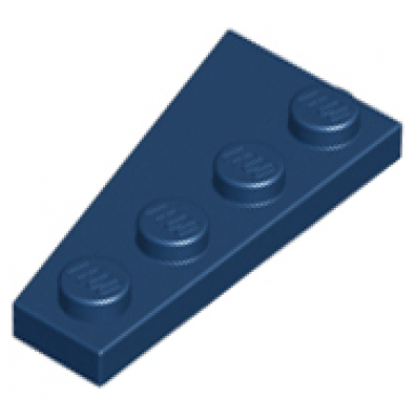 dark blue wedge plate 4 x 2 right