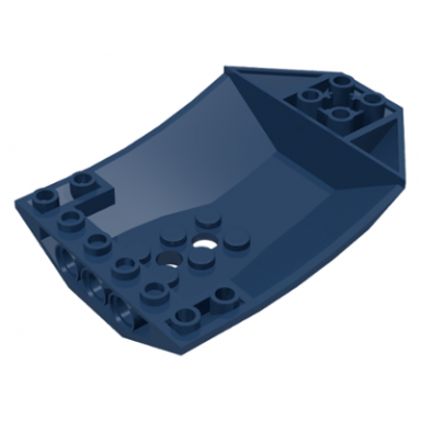 dark blue cockpit 8 x 6 x 2 curved