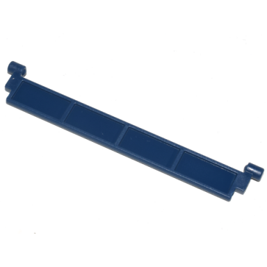 dark blue garage roller door section without handle