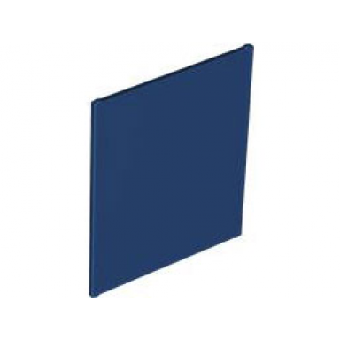 dark blue glass for window 1 x 6 x 6 flat front