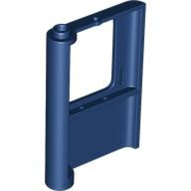 dark blue door 1 x 4 x 5 train right thick support at bottom