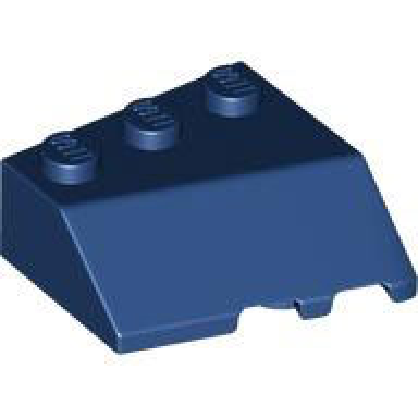 dark blue wedge 3 x 3 sloped left
