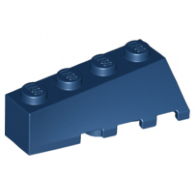 dark blue wedge 4 x 2 sloped left