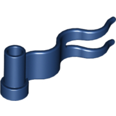 dark blue flag 4 x 1 wave right
