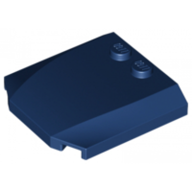 dark blue wedge 4 x 4 x 2 3 triple curved